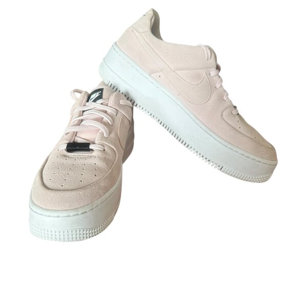 Nike Air Force 1 Sage Low Particle Beige W8.5 - Picture 1 of 11